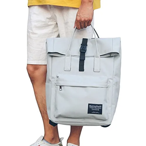 ABage Unisex 15 Inch Laptop Backpack Lightweight College Bag Book Bag Travel Daypack,Light Grey