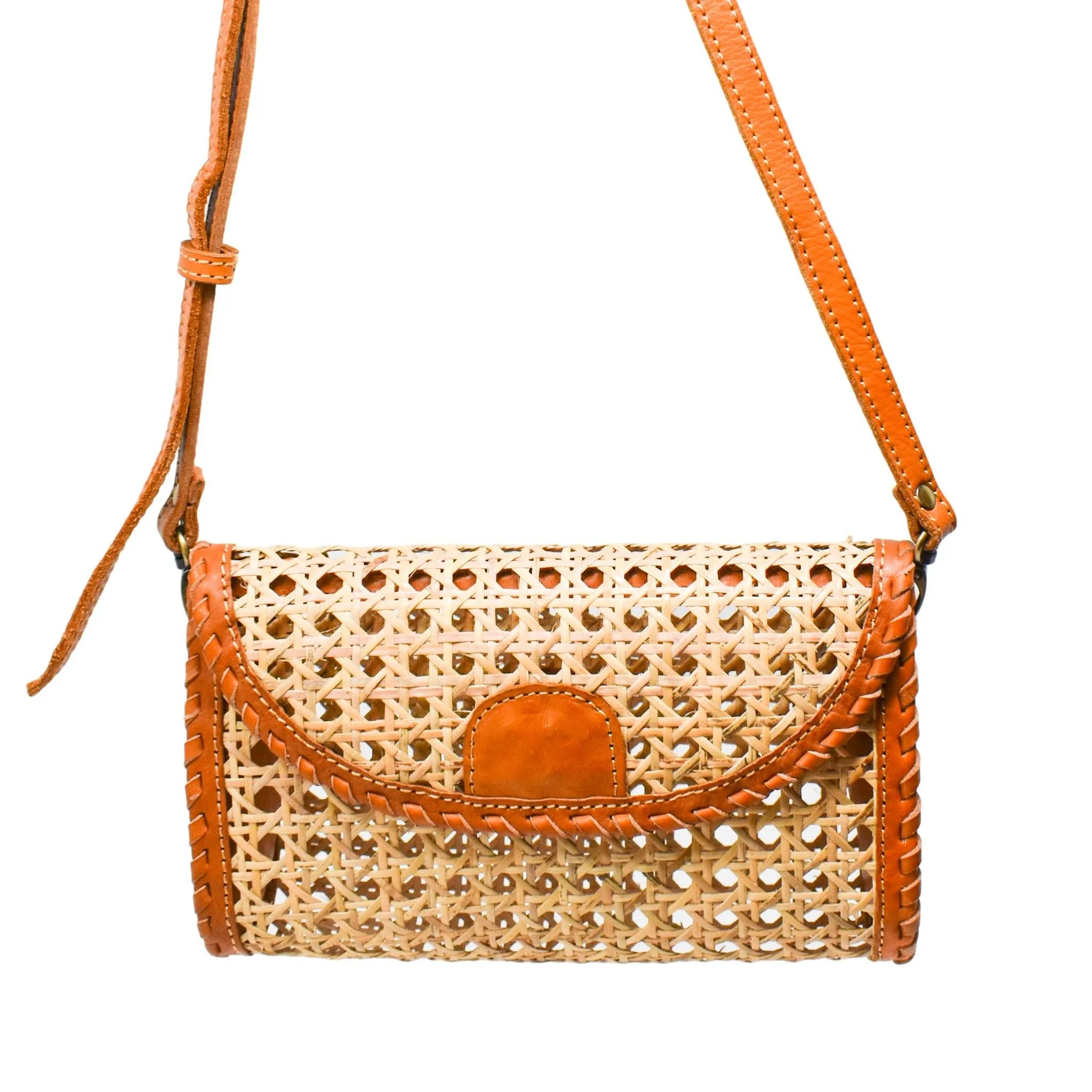 Ainsley Crossbody & Clutch Bag in Camel