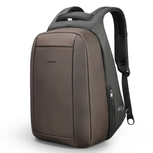 Anti-theft Laptop Backpack for Men Hidden Pocket Travel 15.6 inch USB Charging Waterproof Travel Bags