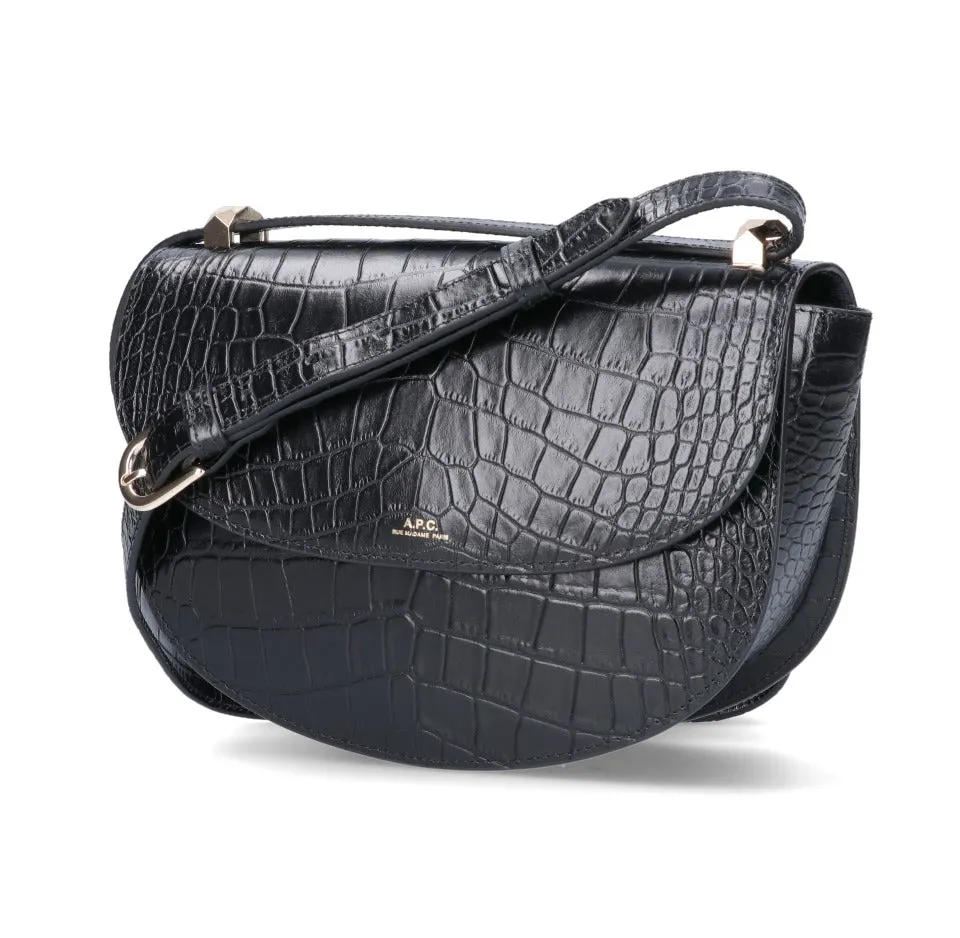 A.P.C. Genève Embossed Crossbody Bag