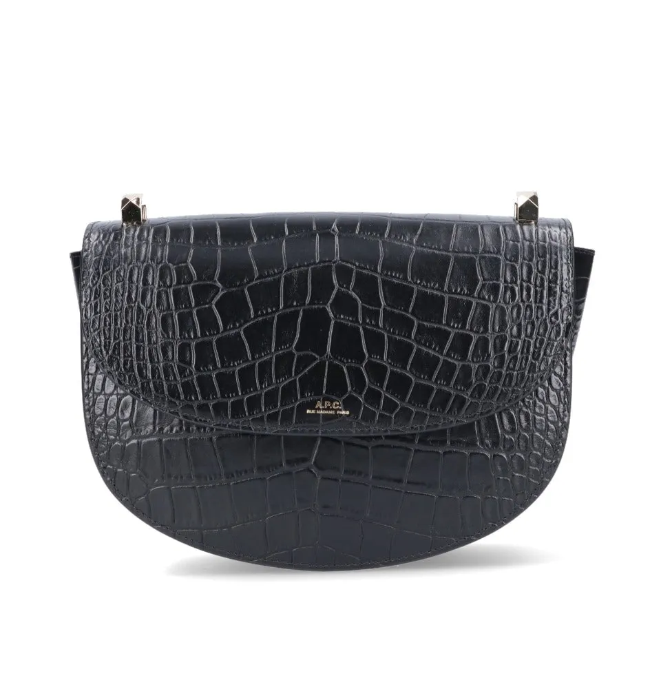 A.P.C. Genève Embossed Crossbody Bag