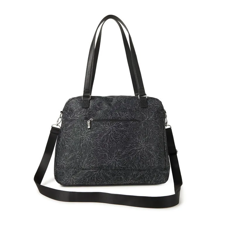Baggallini Overnight Expandable Laptop Tote With RFID Phone Wristlet
