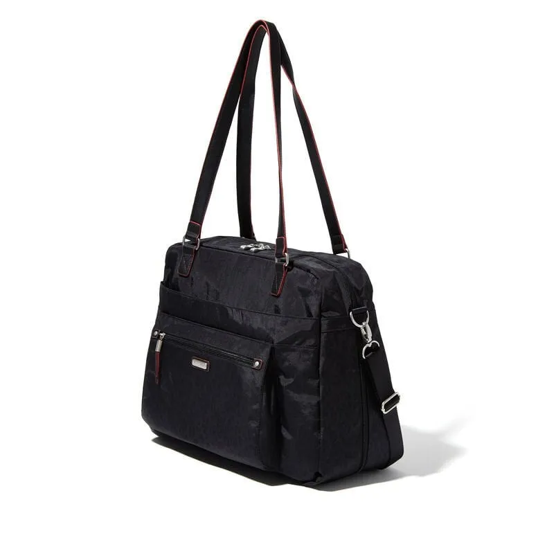 Baggallini Overnight Expandable Laptop Tote With RFID Phone Wristlet