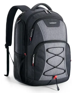 BAGSMART Water Resistant Laptop Backpack with USB Charger
