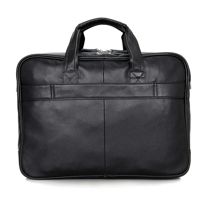 Big Capacity Laptop Messenger Bag Business Briefcase Men Leather Bags Side Bags 7367