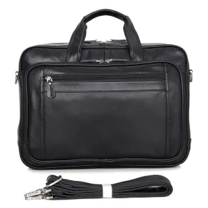 Big Capacity Laptop Messenger Bag Business Briefcase Men Leather Bags Side Bags 7367