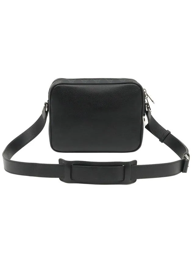 Black GG Supreme Canvas Leather Small Messenger Cross Bag 795464