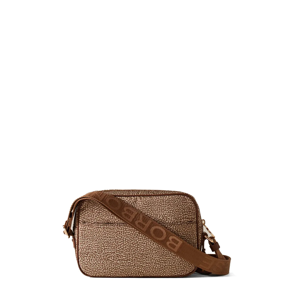 Borbonese - Small Beige Brown Camera Bag - 934134I15 - BEIGE/MARRONE