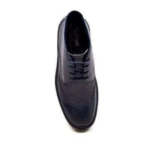 British Walkers Playboy Classic Men's Navy Leather Wingtip Tpr