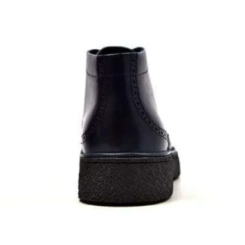 British Walkers Playboy Classic Men's Navy Leather Wingtip Tpr
