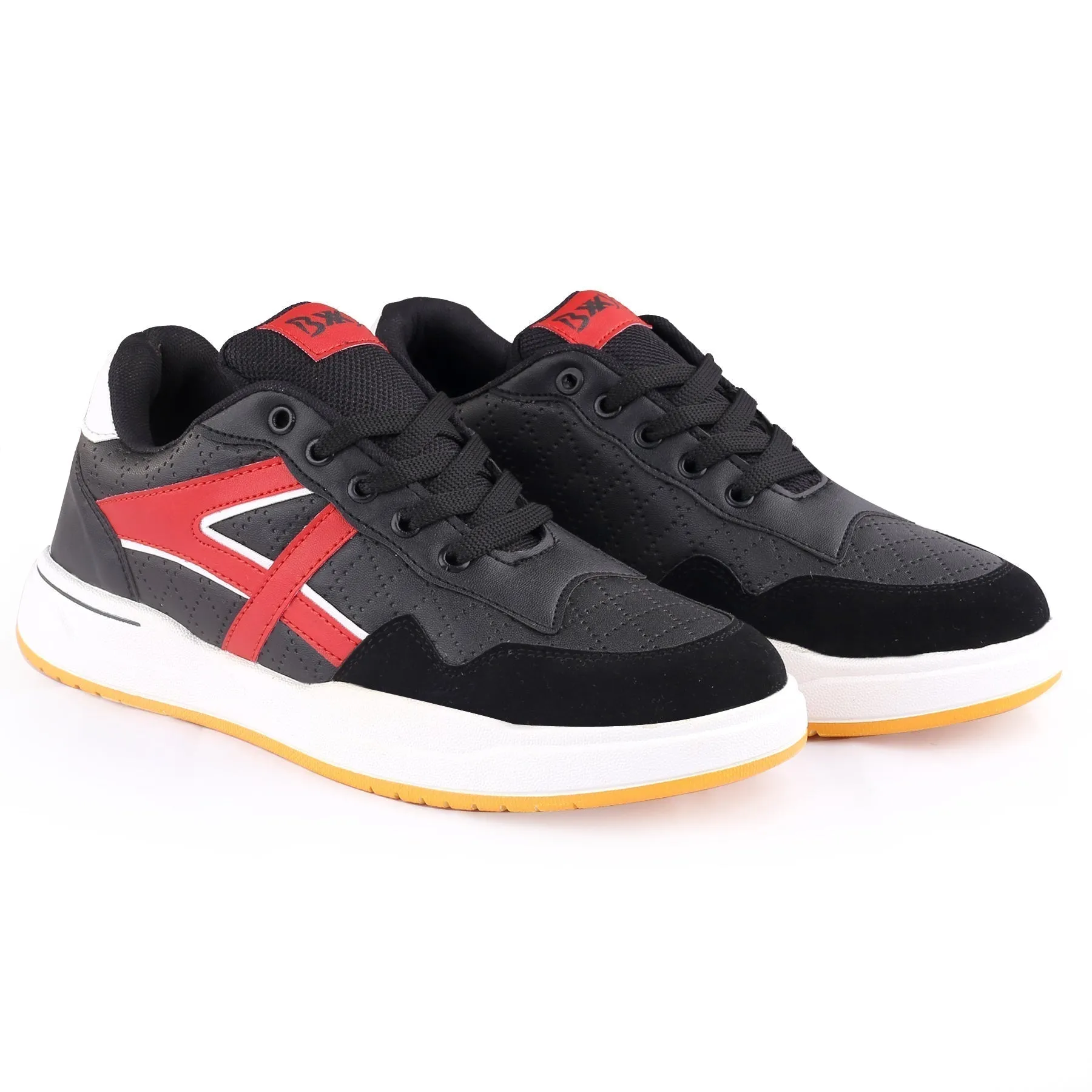 Bxxy's Men's Vegan Leather Sports Shoes