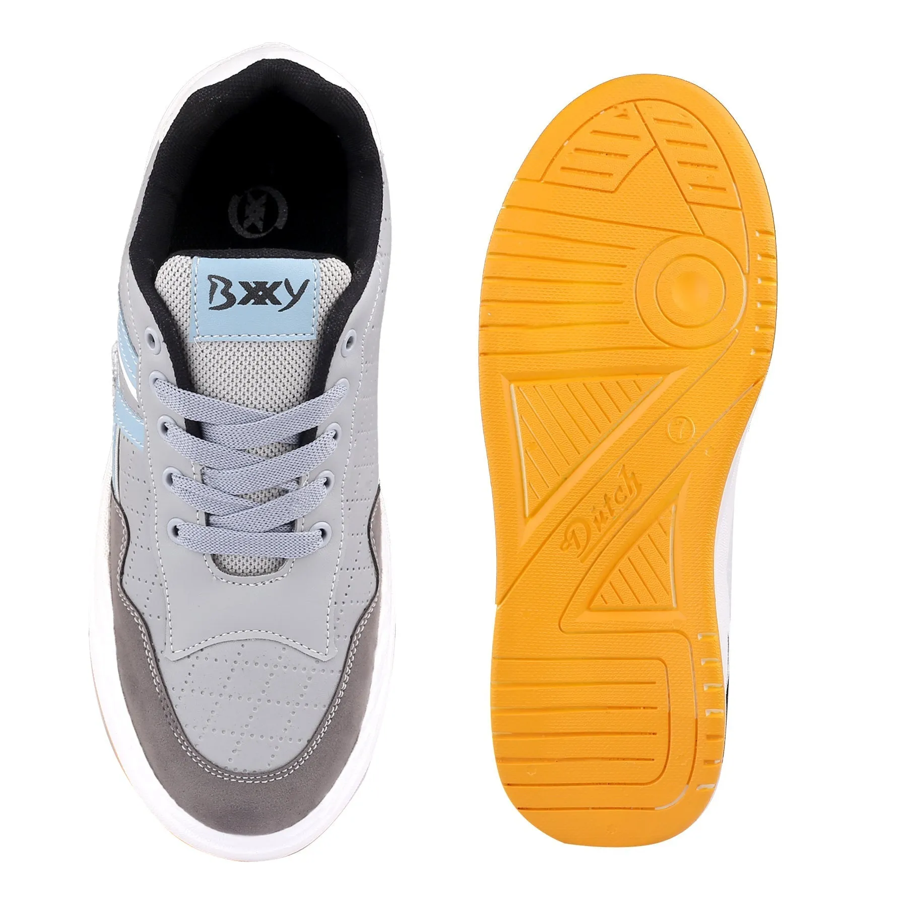 Bxxy's Men's Vegan Leather Sports Shoes