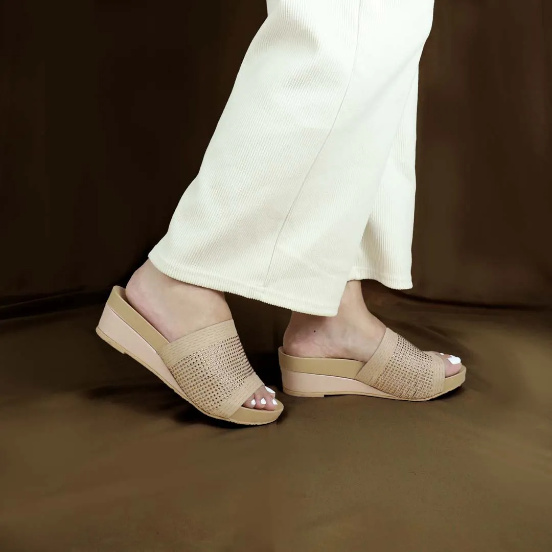 Comfy Elegant Low Wedges 2" inch [Arch-legance Series][ODD SIZES LEFT]