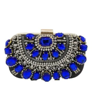 Crystal Evening Purse Metal Clutches