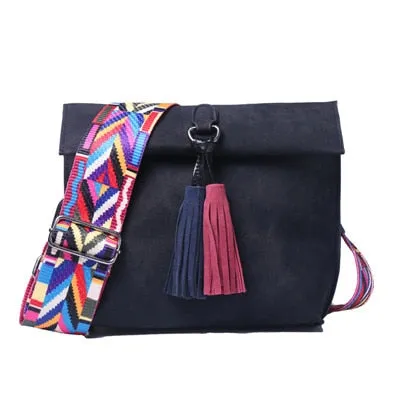 Daunavia Brand Women Messenger Bag Crossbody Bag Tassel Shoulder Bags Female Designer Handbags