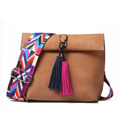 Daunavia Brand Women Messenger Bag Crossbody Bag Tassel Shoulder Bags Female Designer Handbags