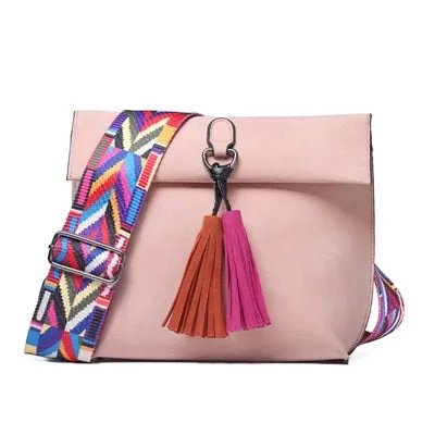 Daunavia Brand Women Messenger Bag Crossbody Bag Tassel Shoulder Bags Female Designer Handbags
