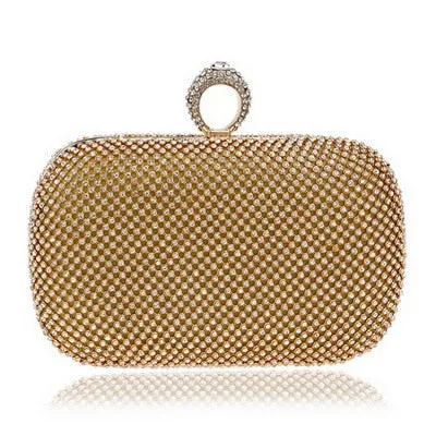 Diamond velvet evening bags