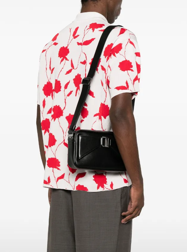 Dolce & Gabbana leather messenger bag