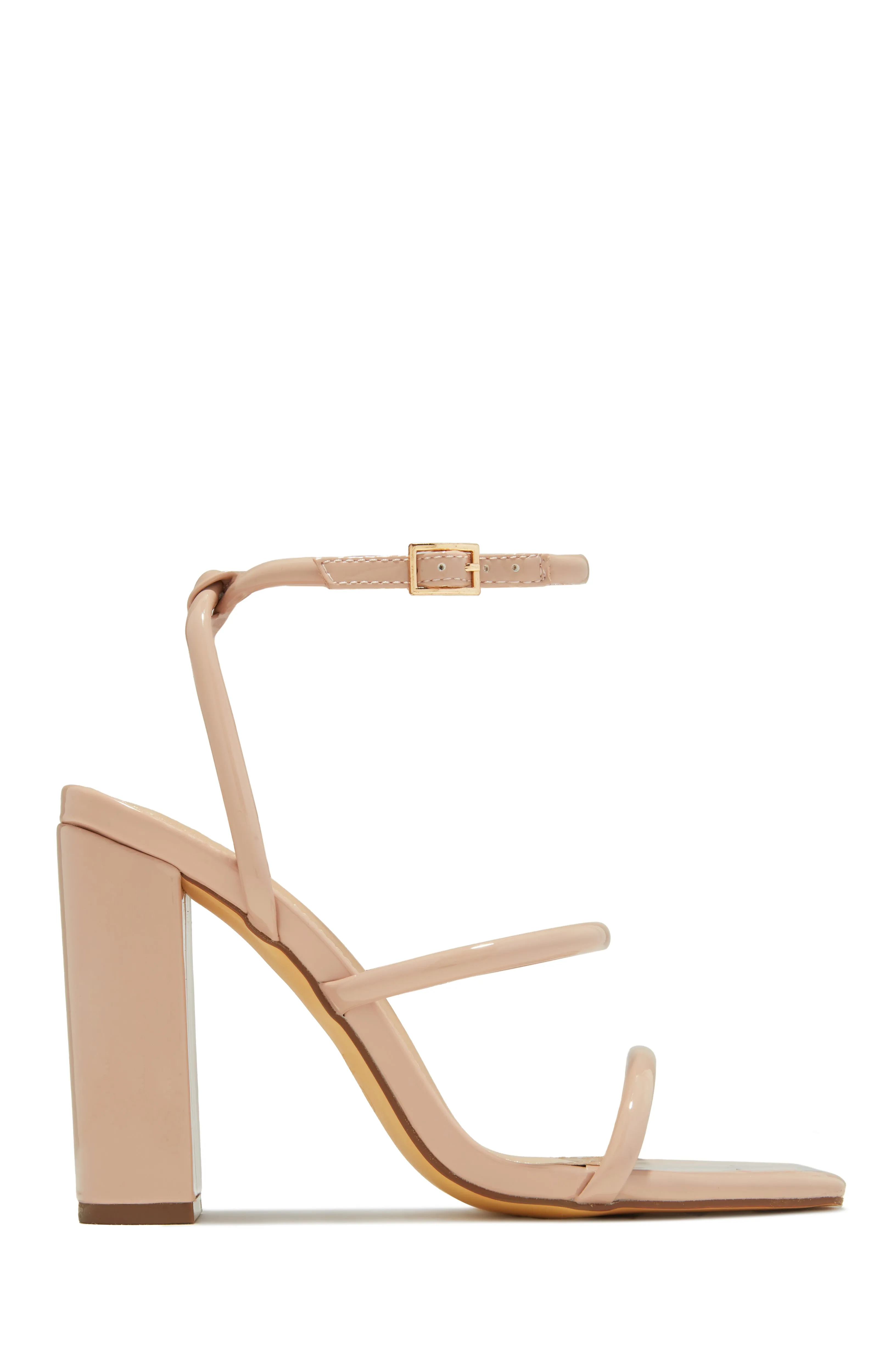 Emalia Block Heels - Silver