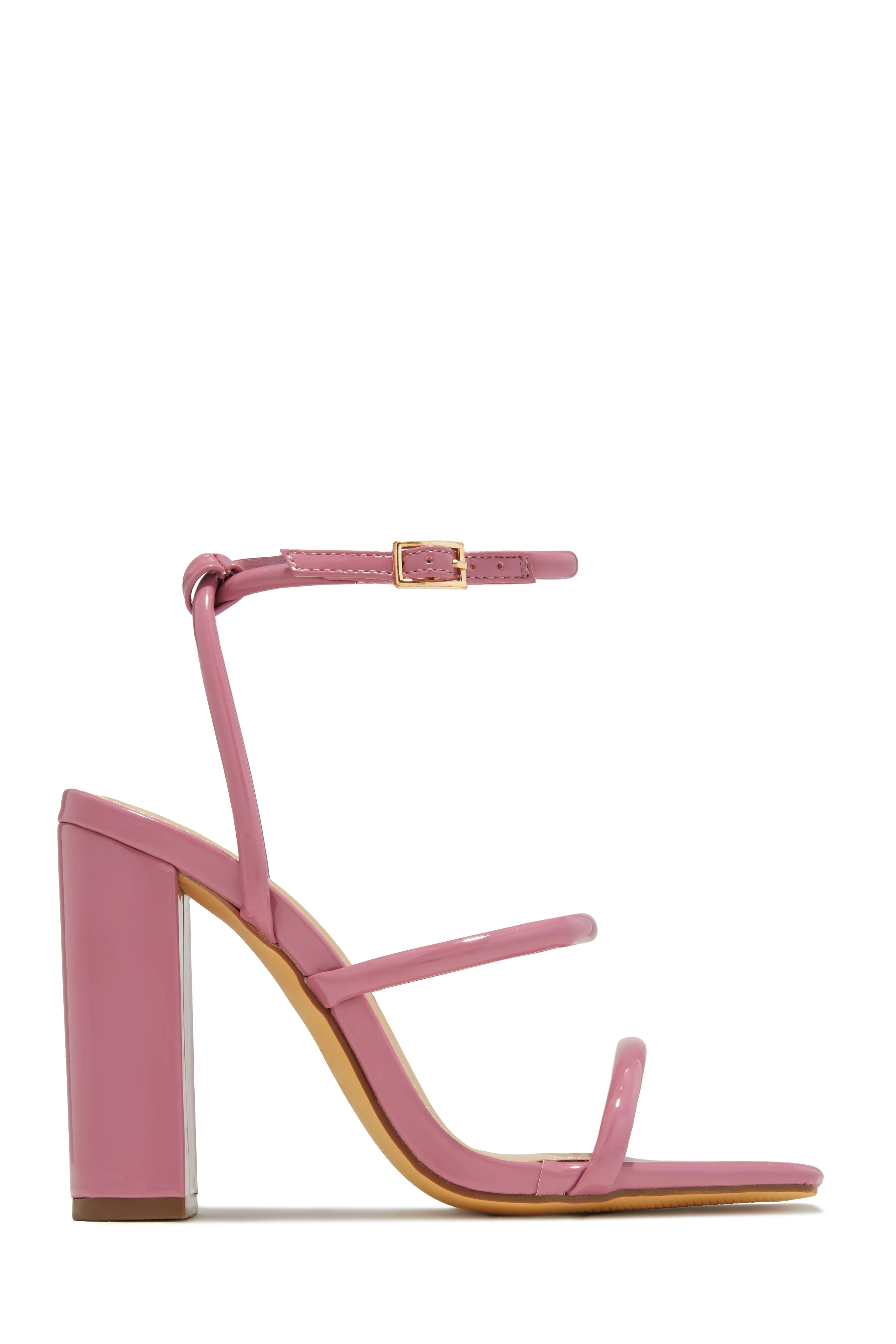 Emalia Block Heels - Silver