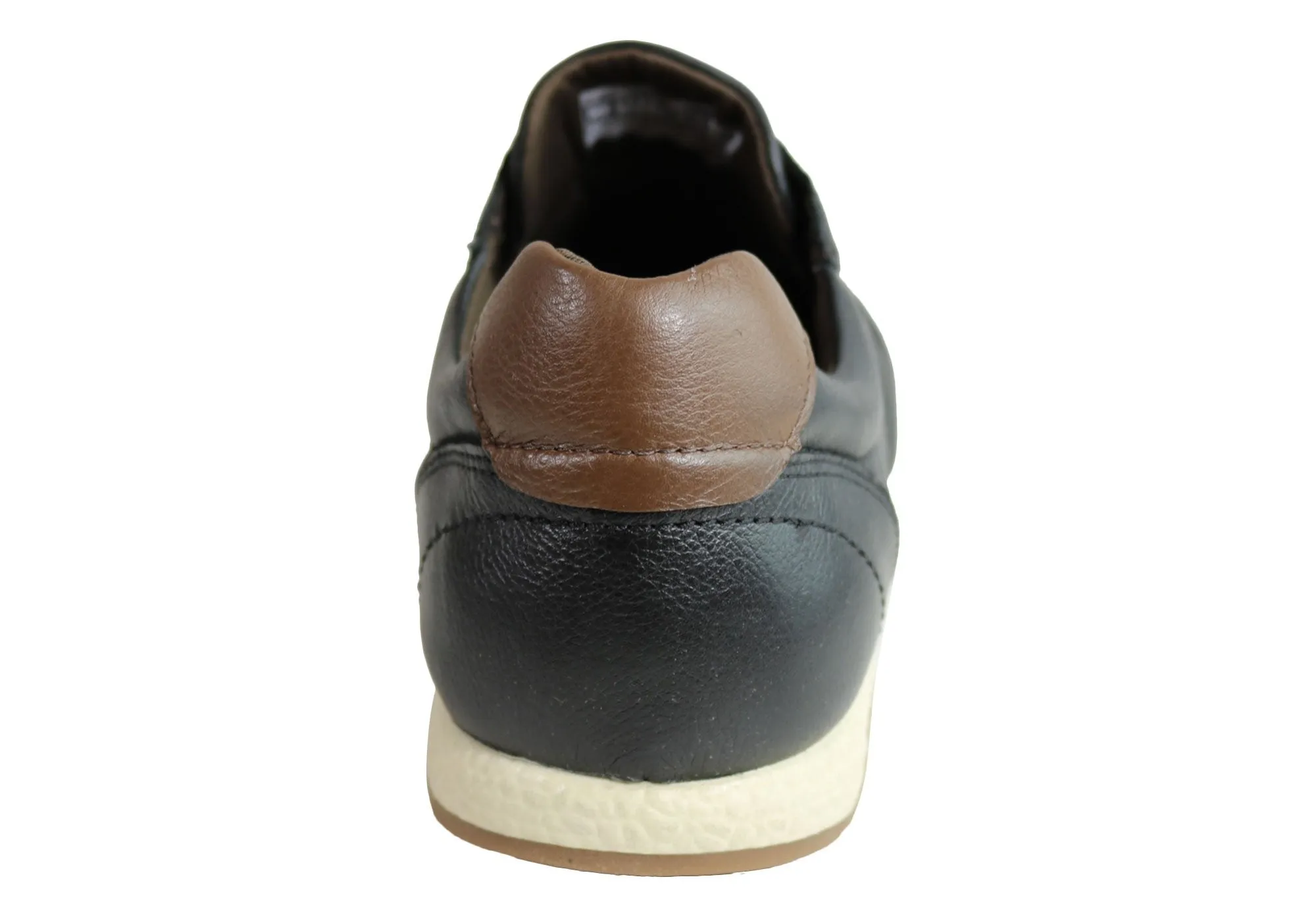 Ferricelli Carlo Mens Leather Slip On Casual Shoes Made In Brazil