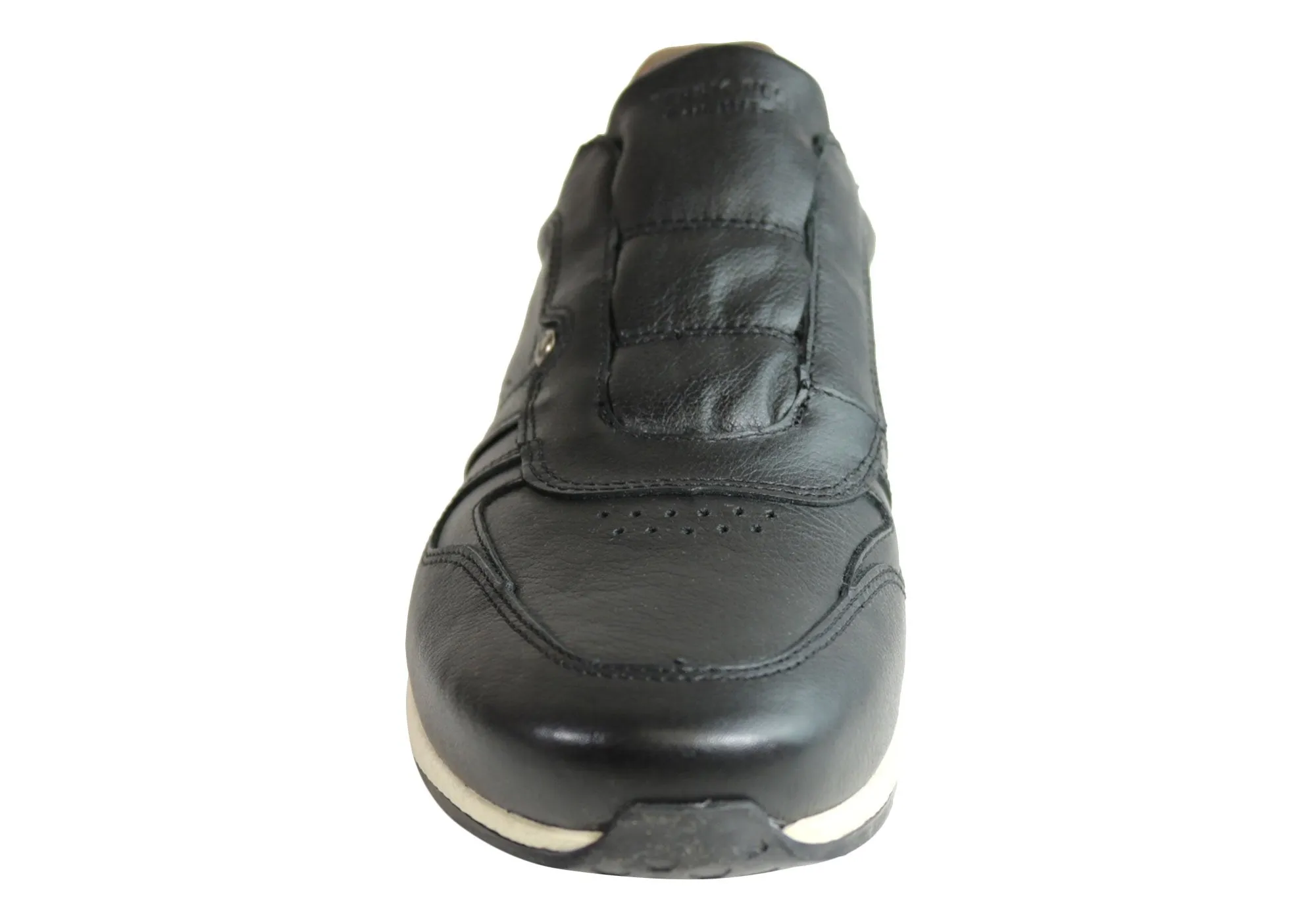 Ferricelli Carlo Mens Leather Slip On Casual Shoes Made In Brazil