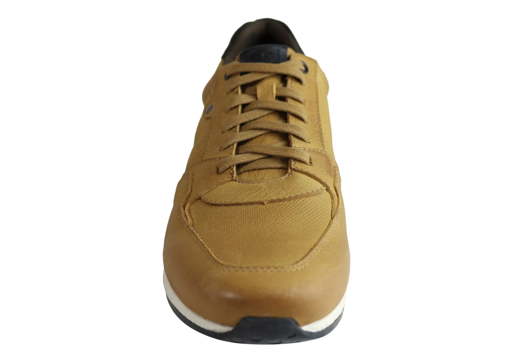 Ferricelli Oscar Mens Leather Lace Up Casual Shoes Made In Brazil