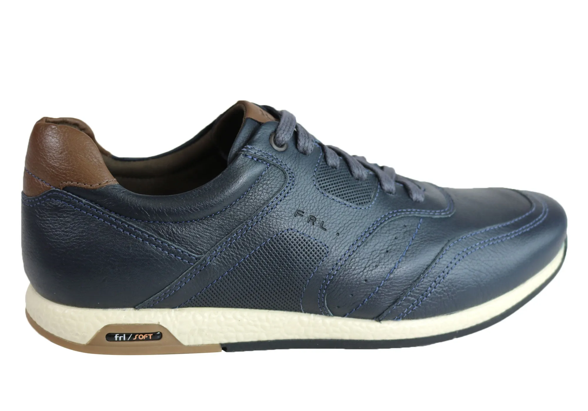 Ferricelli Phil Mens Leather Comfortable Casual Shoes Made In Brazil