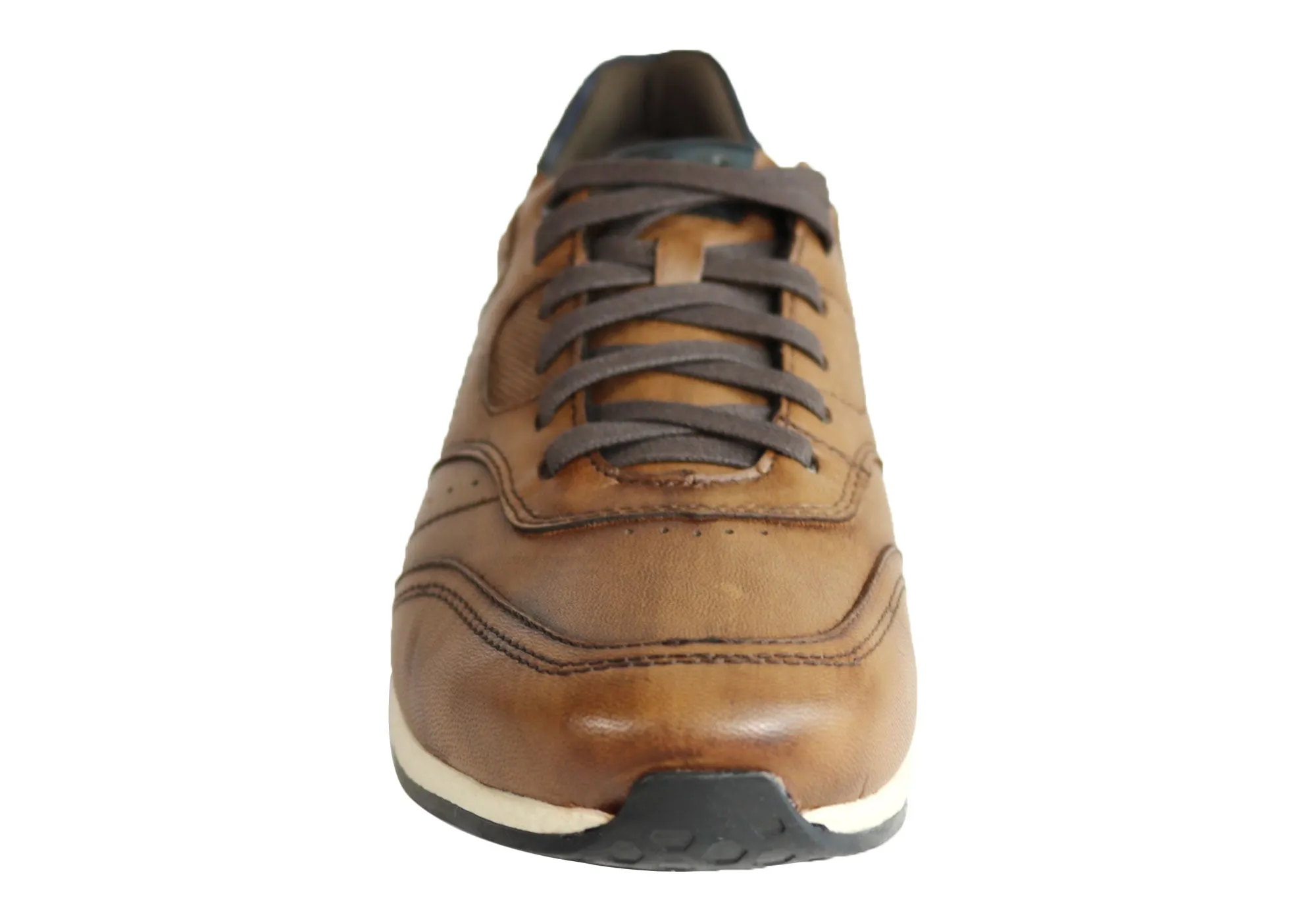 Ferricelli Phil Mens Leather Comfortable Casual Shoes Made In Brazil
