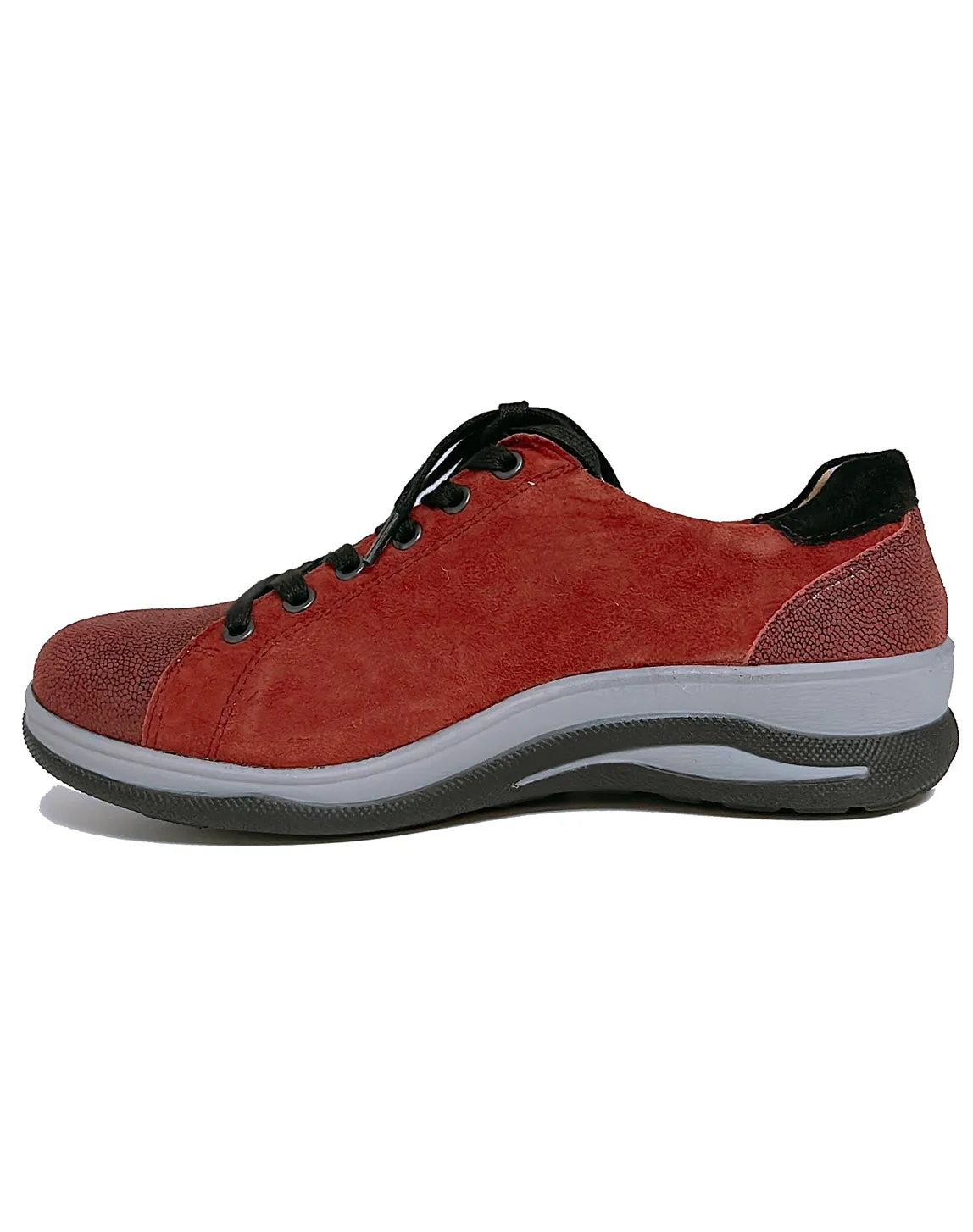 FIDELIO 386103 HALEY LACE ZIP SHOE - TILES CIRCUIT SUEDE