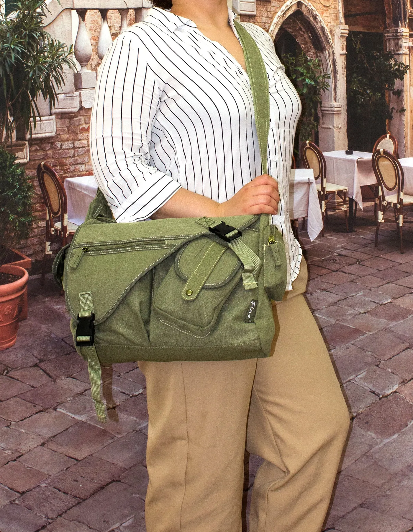 Fino SK-780 Canvas Messenger Shoulder Bag