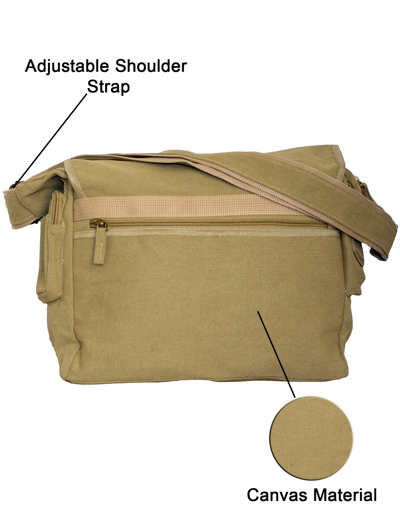 Fino SK-780 Canvas Messenger Shoulder Bag
