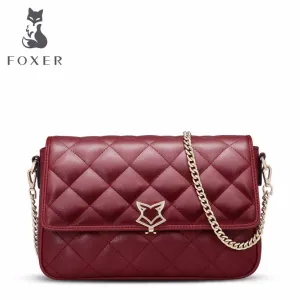 FOXER Luxury Leather Clutch Bag
