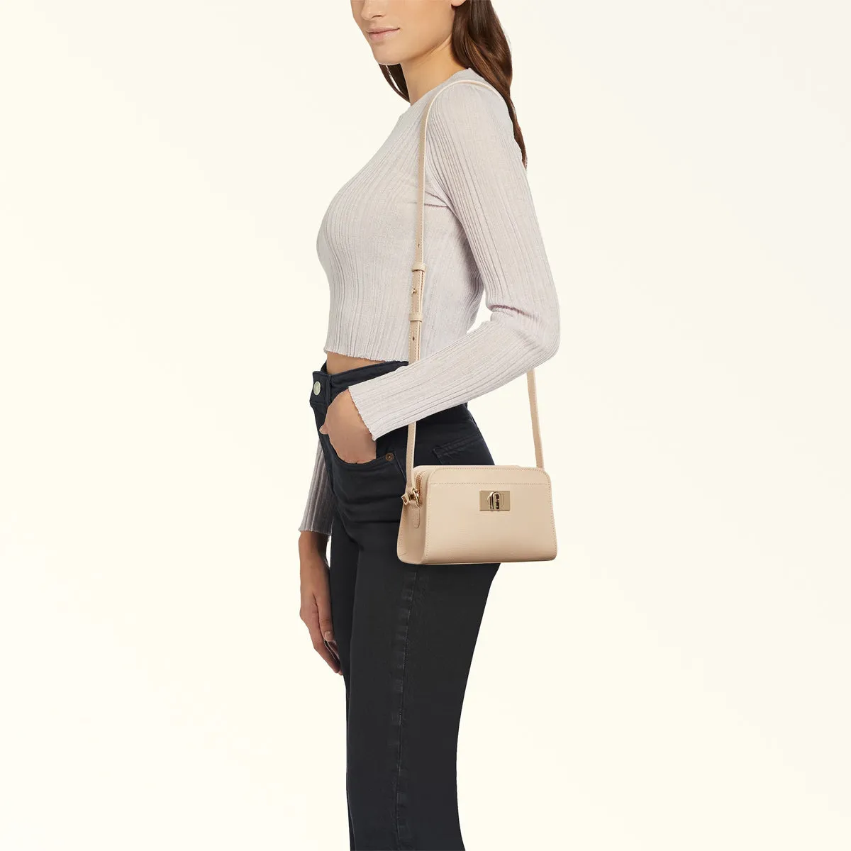 Furla - 1927 Ballerina Mini Crossbody Bag - WB01083ARE000 - BALLERINA/I