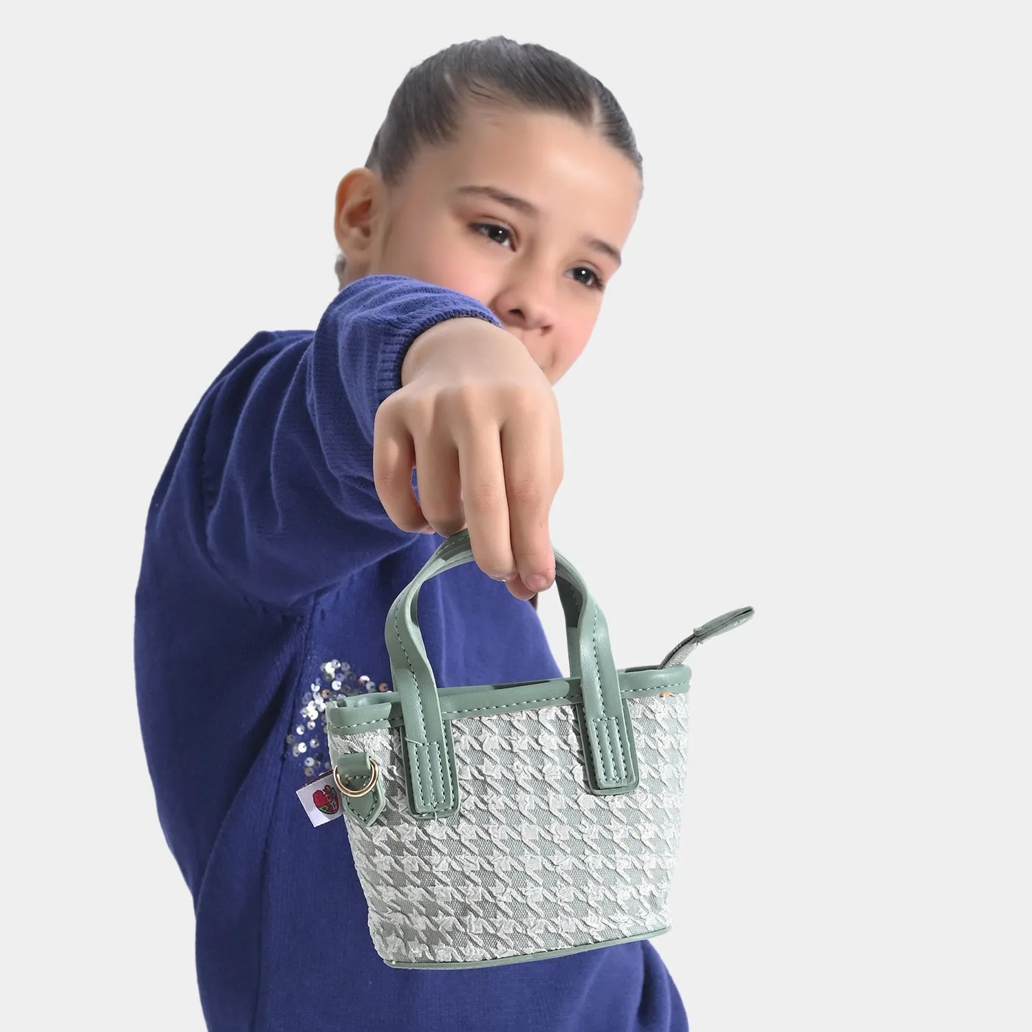 Girls Fancy Hand Bag | Green