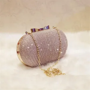 Golden Women Bags,  Wedding Shiny Handbags
