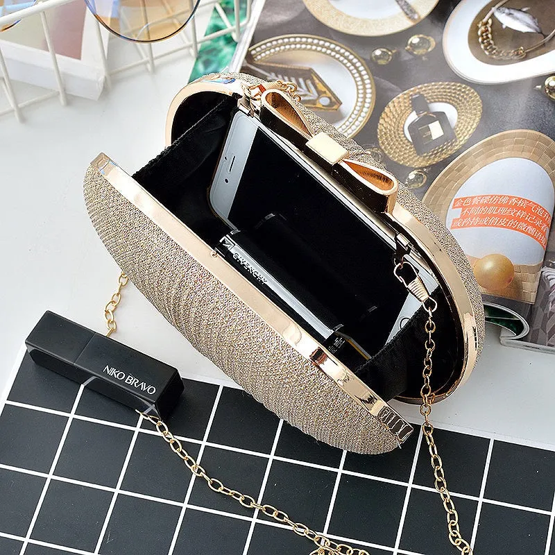 Golden Women Bags,  Wedding Shiny Handbags