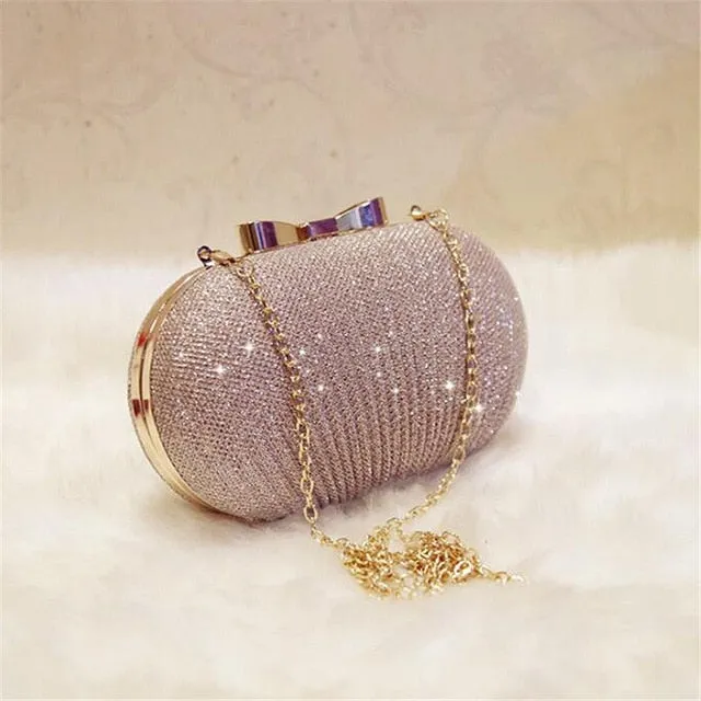 Golden Women Bags,  Wedding Shiny Handbags