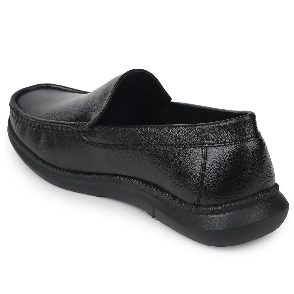 Healers Black Formal Loafers For Mens VSL-3 By Liberty