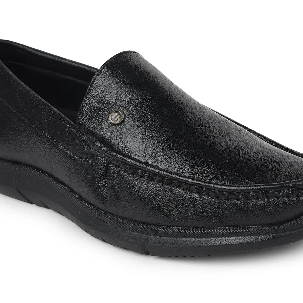 Healers Black Formal Loafers For Mens VSL-3 By Liberty
