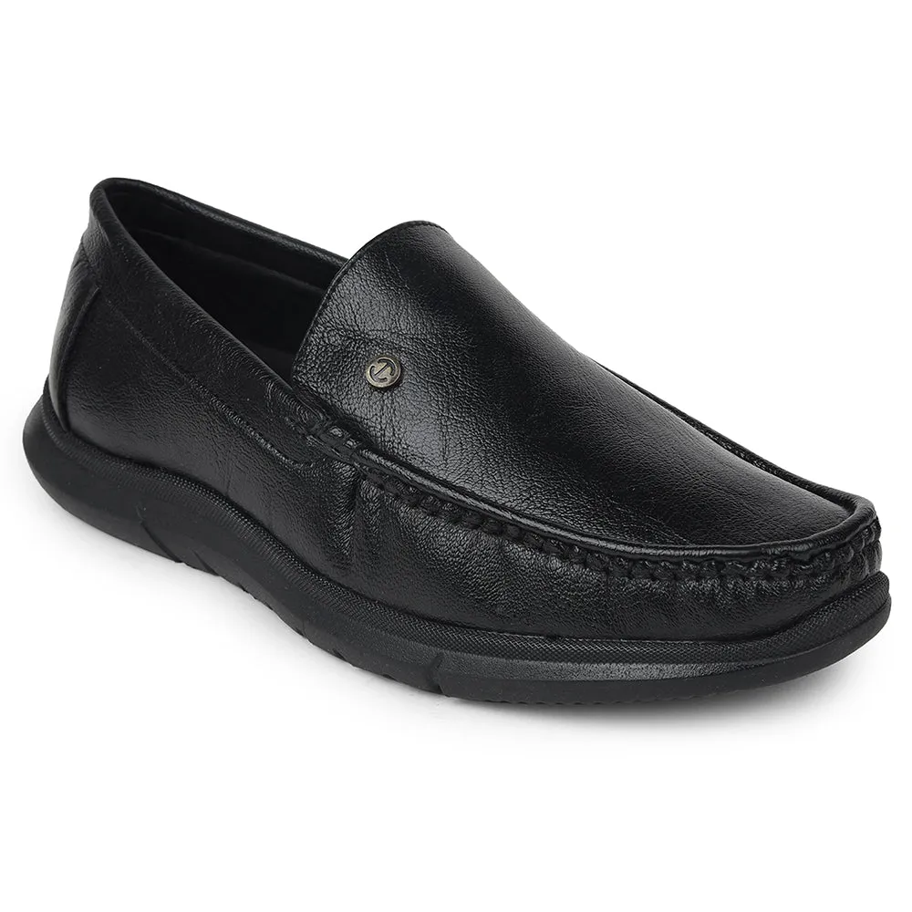Healers Black Formal Loafers For Mens VSL-3 By Liberty