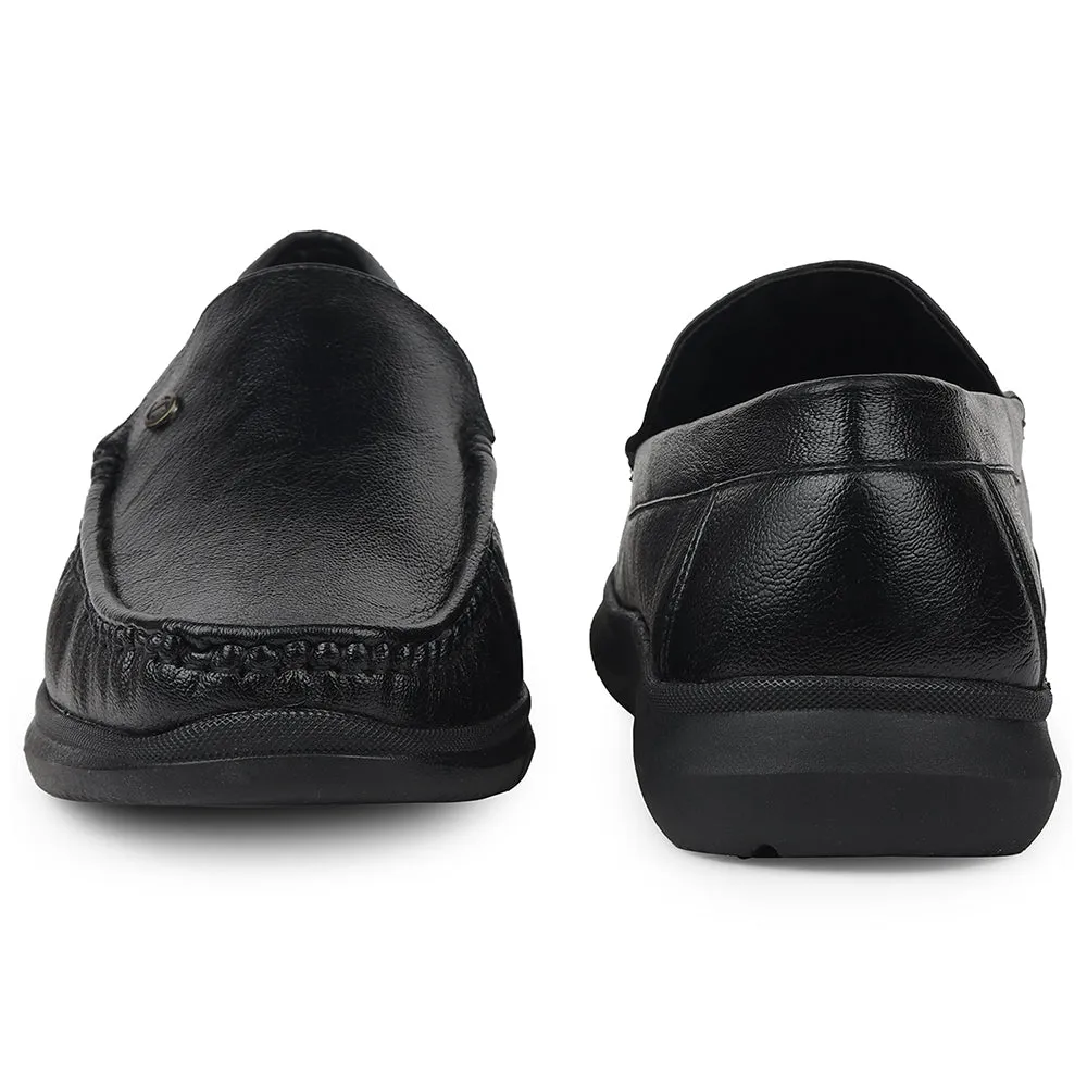 Healers Black Formal Loafers For Mens VSL-3 By Liberty