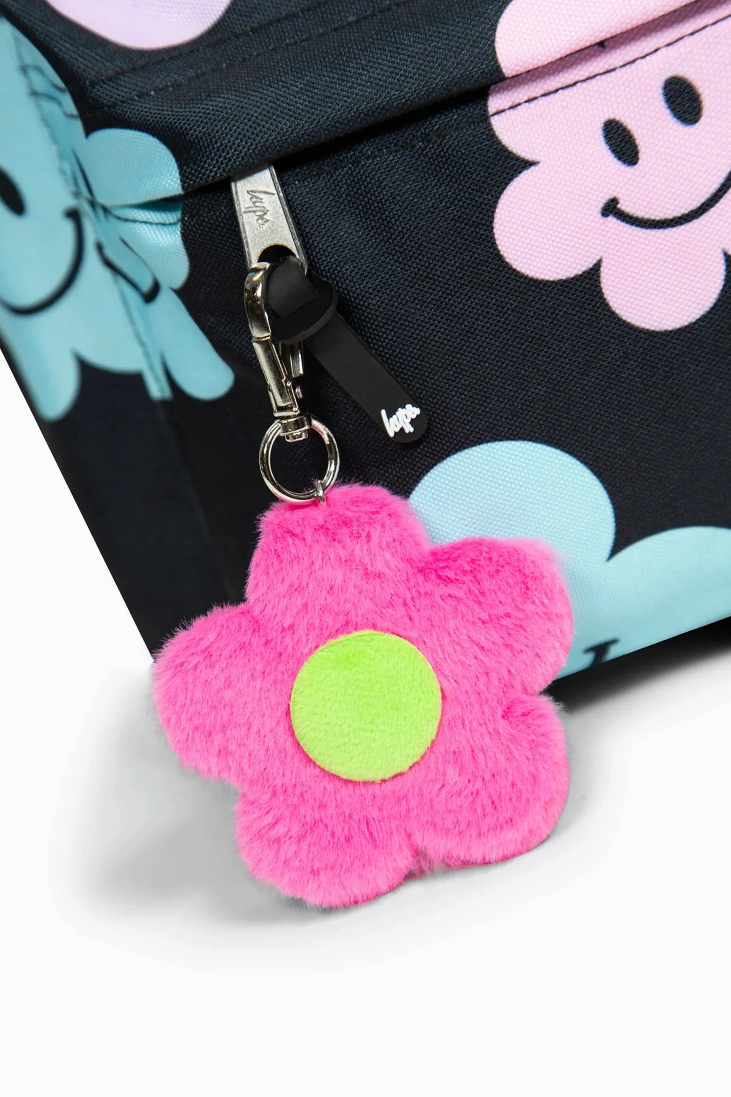 Hype Girls Black Happy Flowers Iconic Backpack