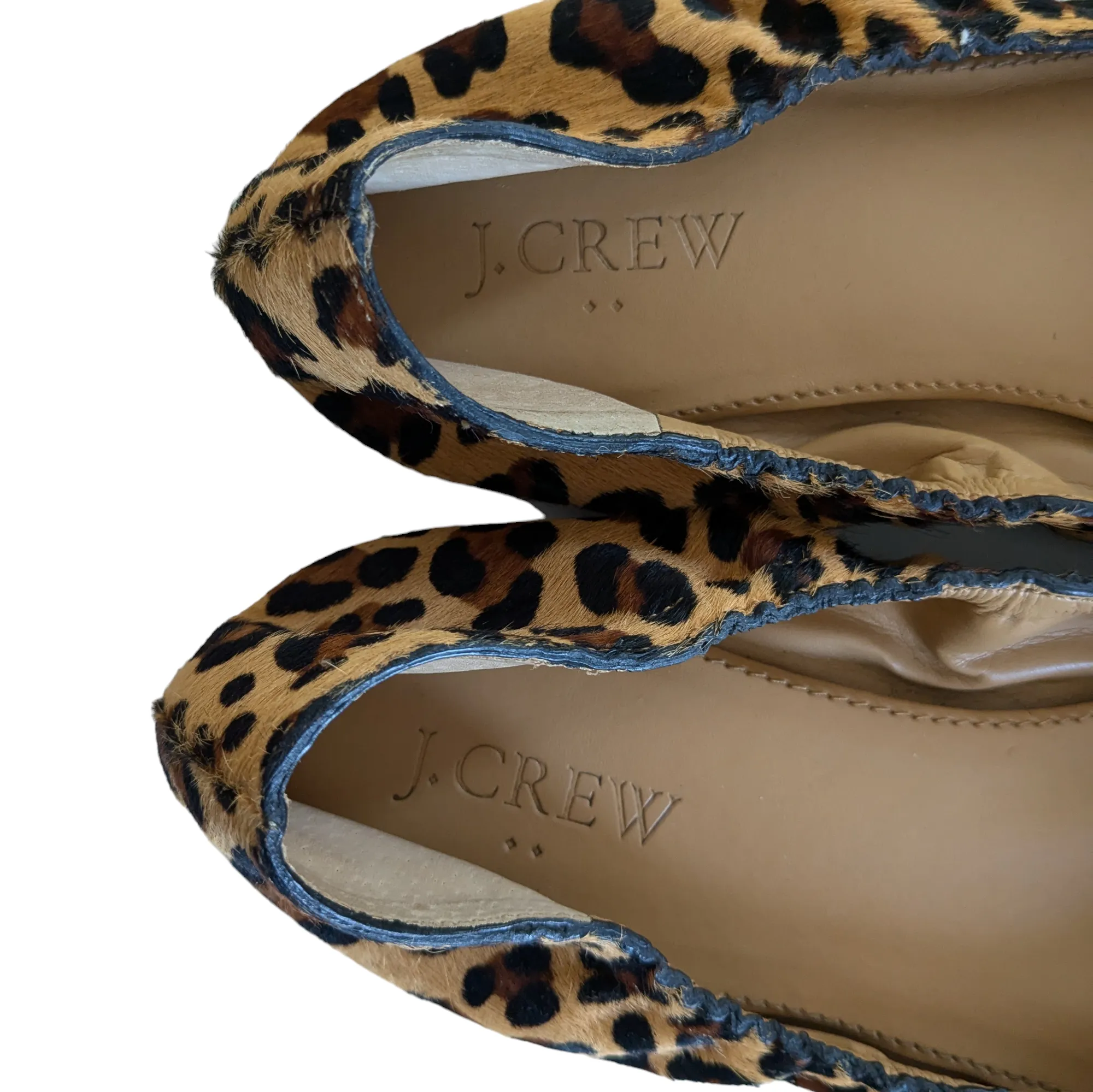 J. Crew Factory Calf Hair Flats Size 7.5