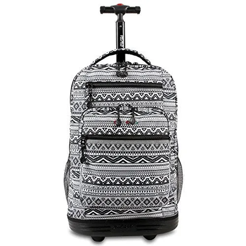 J World New York Sundance Laptop Rolling Backpack, Tribal