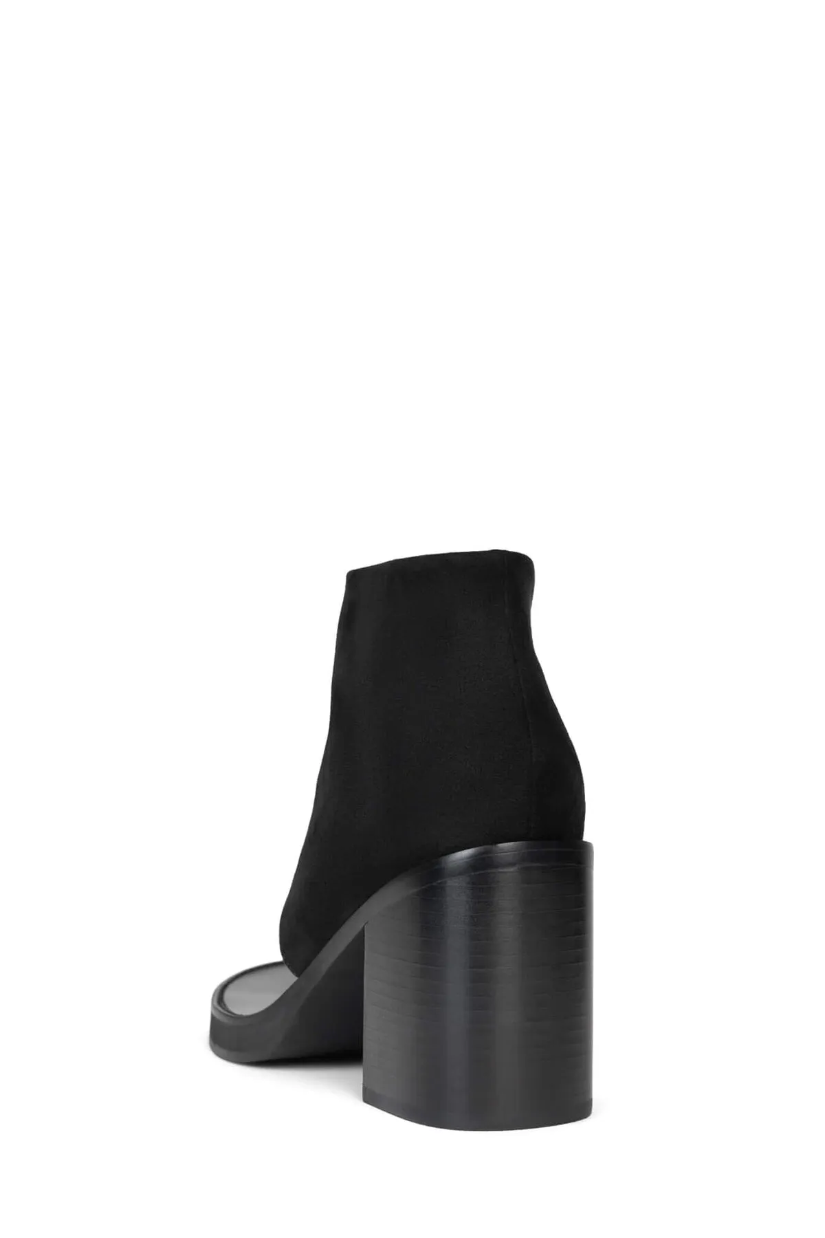 Jeffrey Campabell Trust Ankle Sandal in Black Suede
