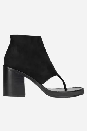 Jeffrey Campabell Trust Ankle Sandal in Black Suede