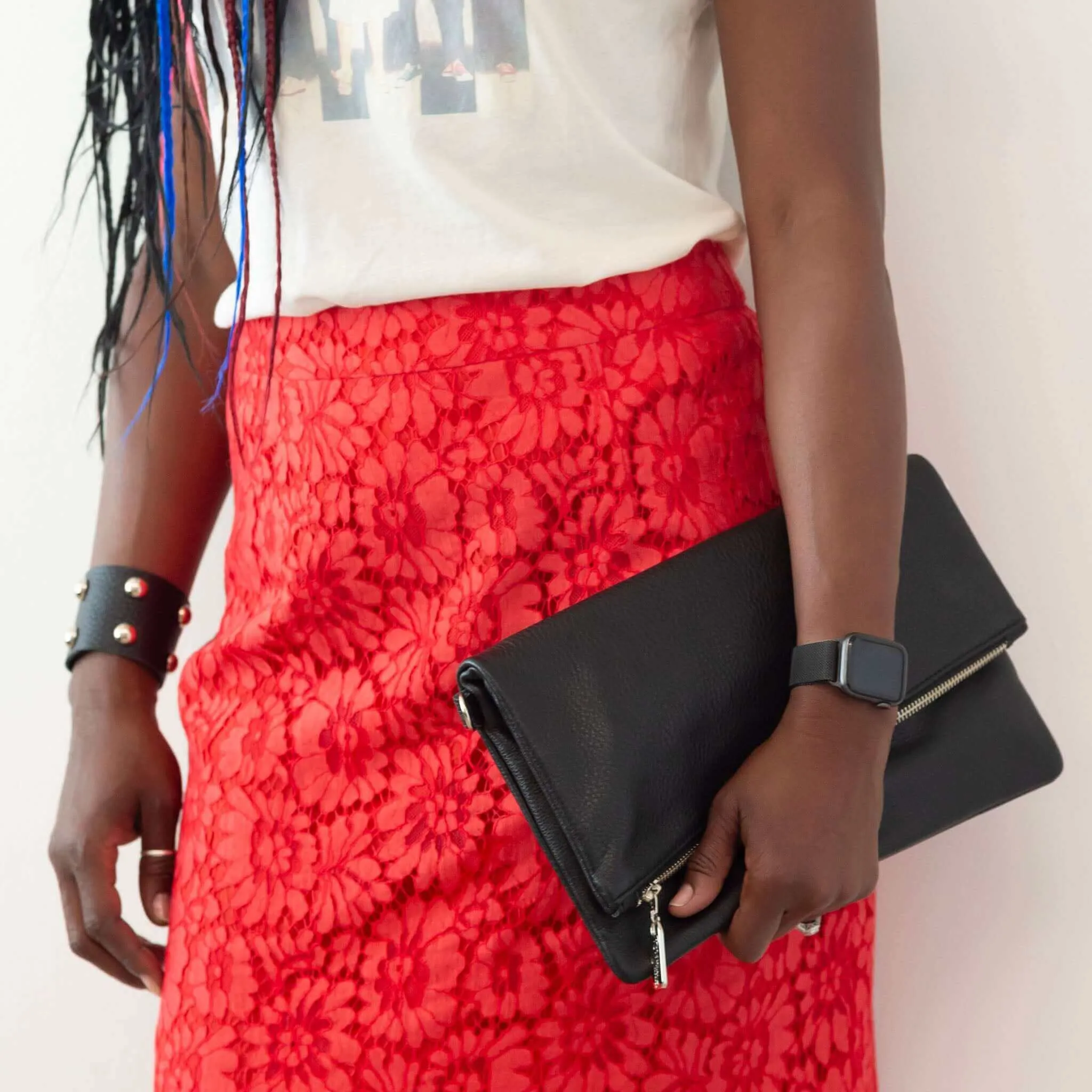 Jenne Foldover Crossbody - Noche