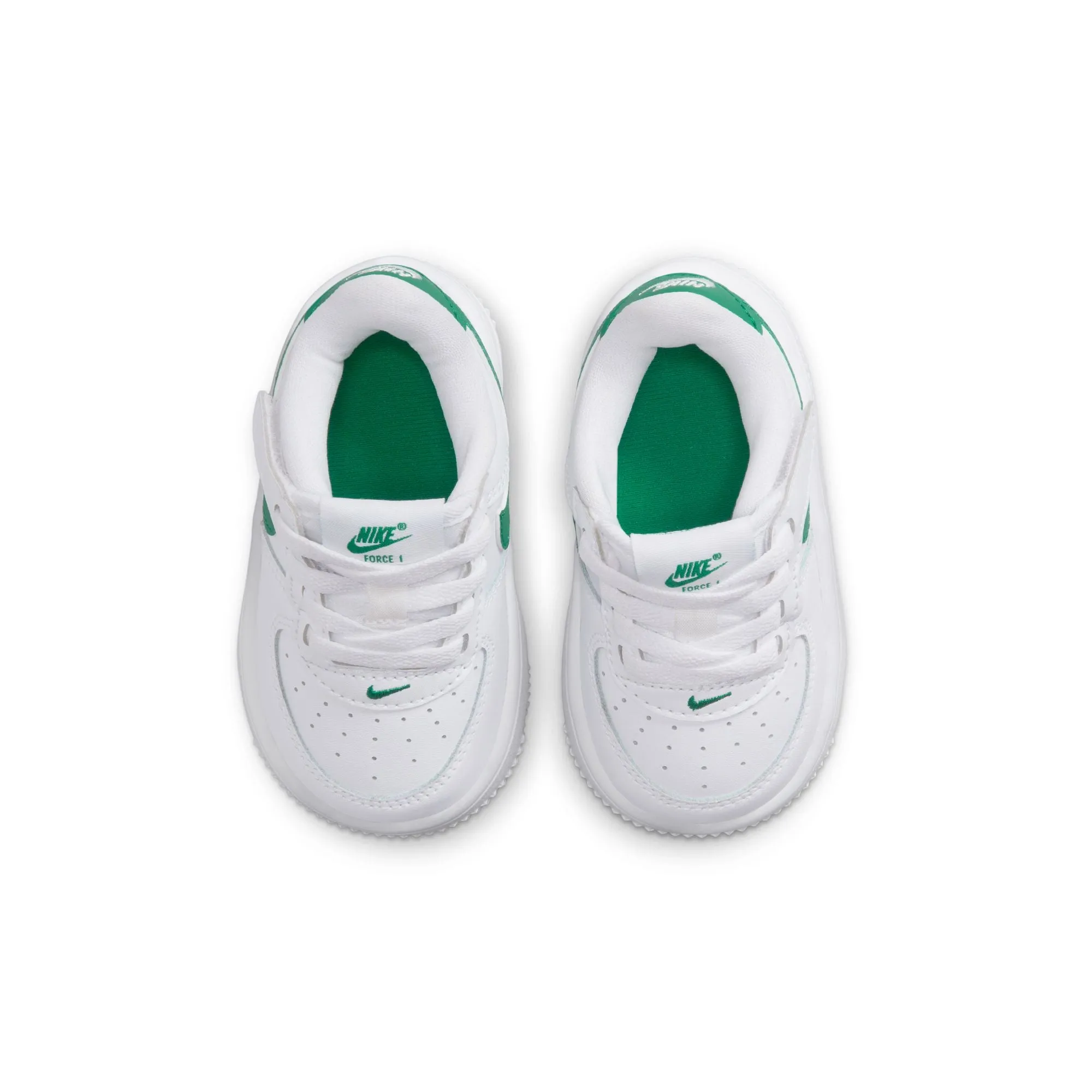 KIDS NIKE FORCE 1 LOW EASYON TD (WHITE/MALACHITE)